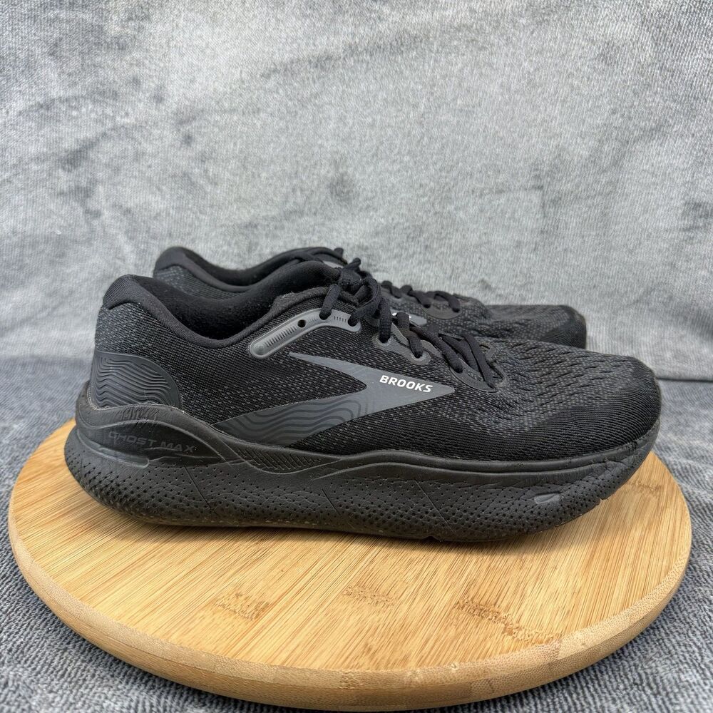 Brooks Ghost Max Shoes Womens Size 9 Black Sneakers 1203951B020 No Insoles